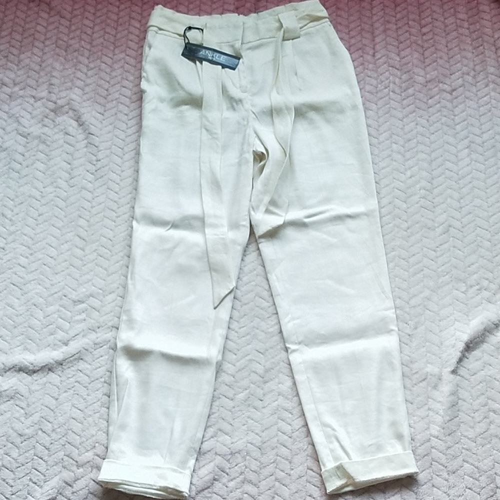Express High Rise White Pants